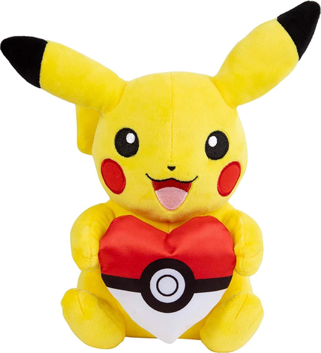 Doctor in de filosofie aanklager Bijdrage Pikachu Pluche knuffel met Hartje 25 cm Pokémon | pokemonwinkel