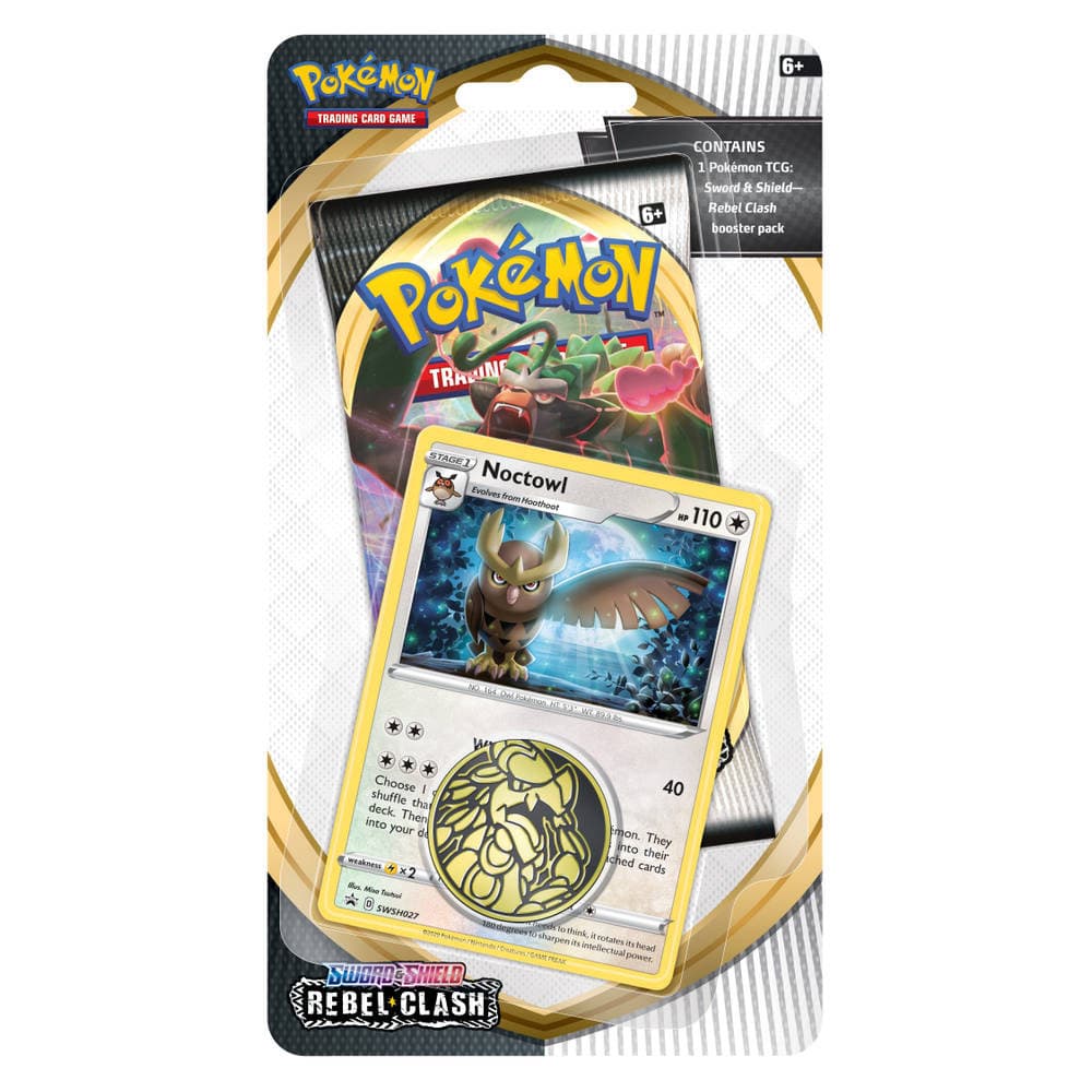 Pokémon TCG Sword & Shield Rebel Clash checklane blister Noctowl xccscss.